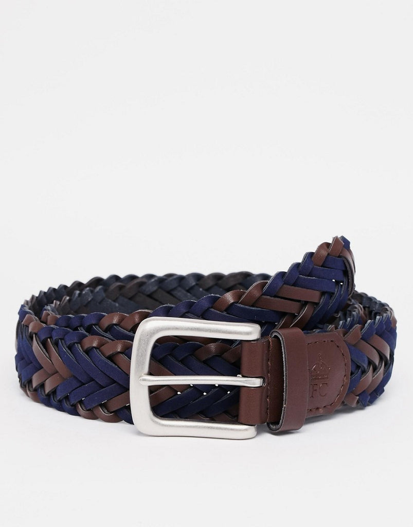 French Connection Plaited Leather Belt