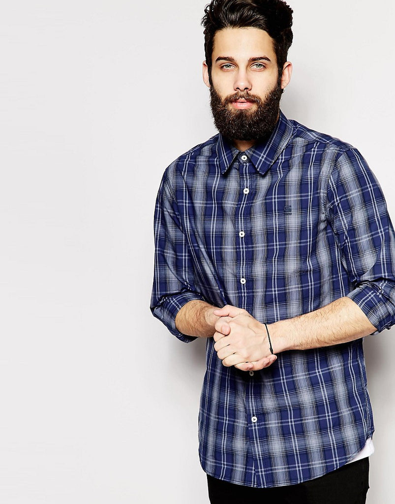 G-Star Shirt Valdo Core Rode Check