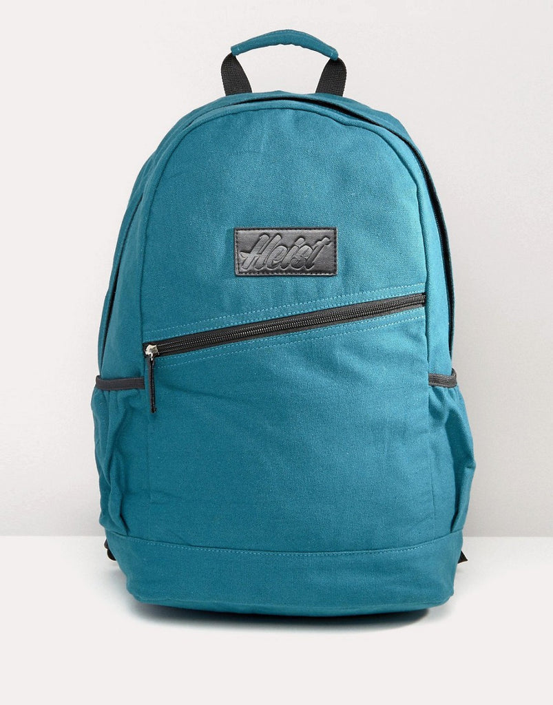 Heist Canvas Backpack with Leather Trims