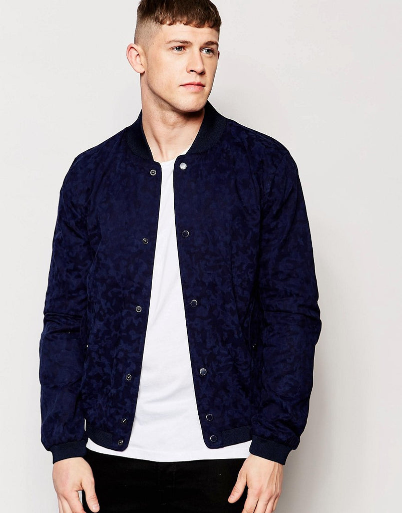 Native Youth Camouflage Bomber Jacket