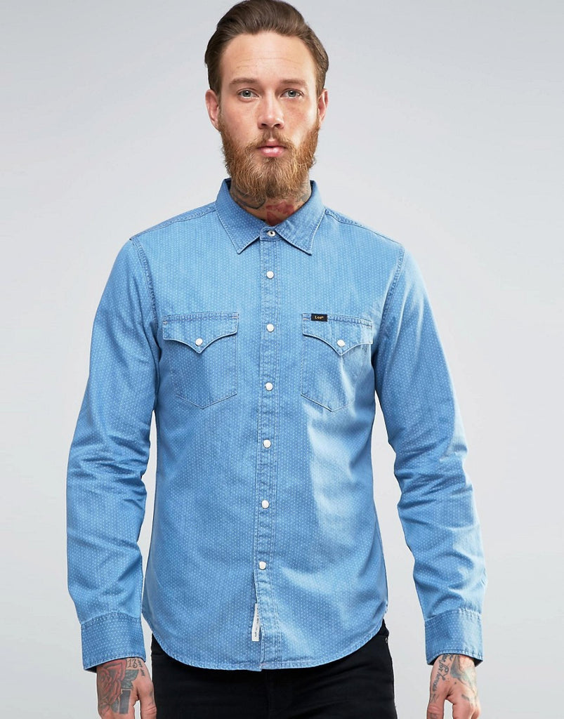 Lee Slim Denim Western Shirt