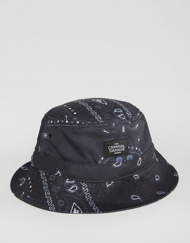 Criminal Damage Printed Bucket Hat