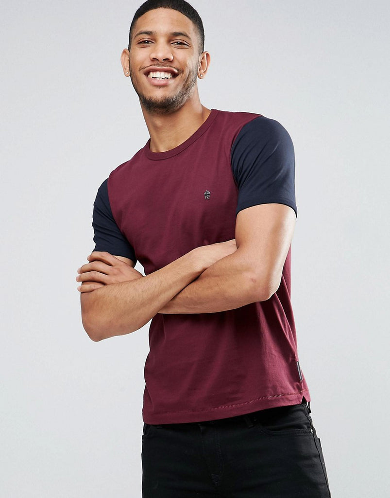 French Connection Contrast Sleeve T-Shirt