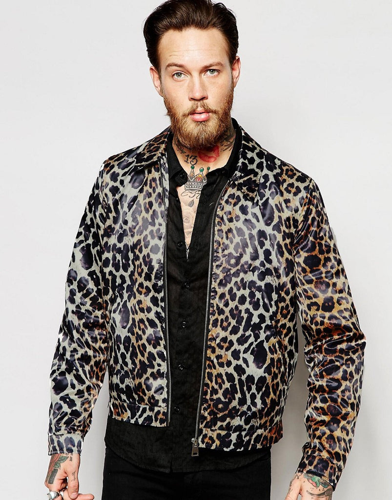 ASOS All Over Leopard Print Jacket