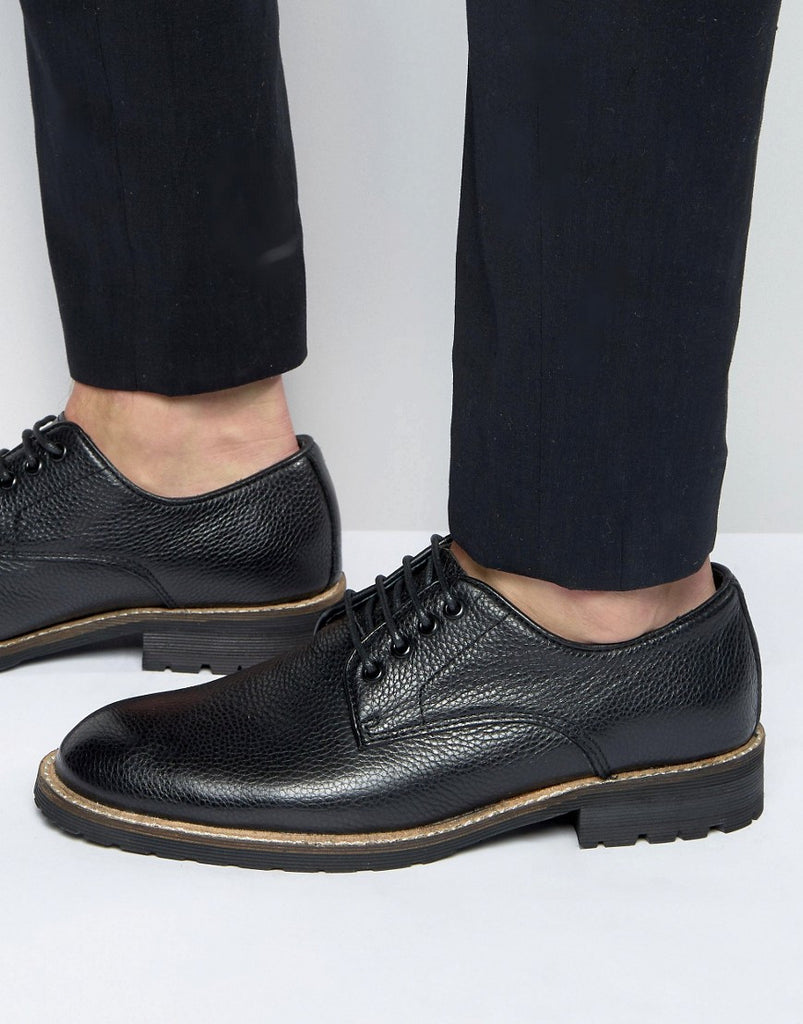 Bellfield Oxford Shoe In Black Leather