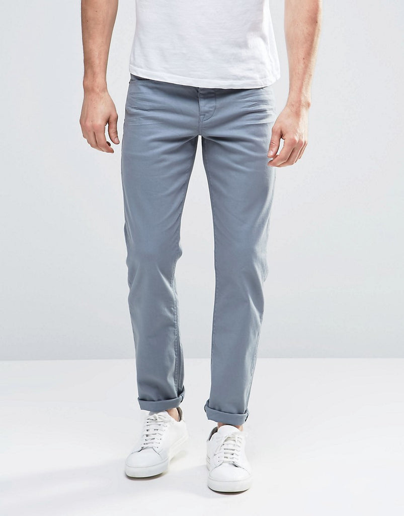 ASOS Stretch Slim Jeans In Light Blue
