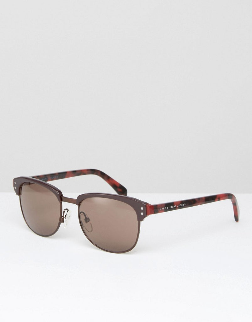 Marc By Marc Jacobs Retro Sunglasses In Brown