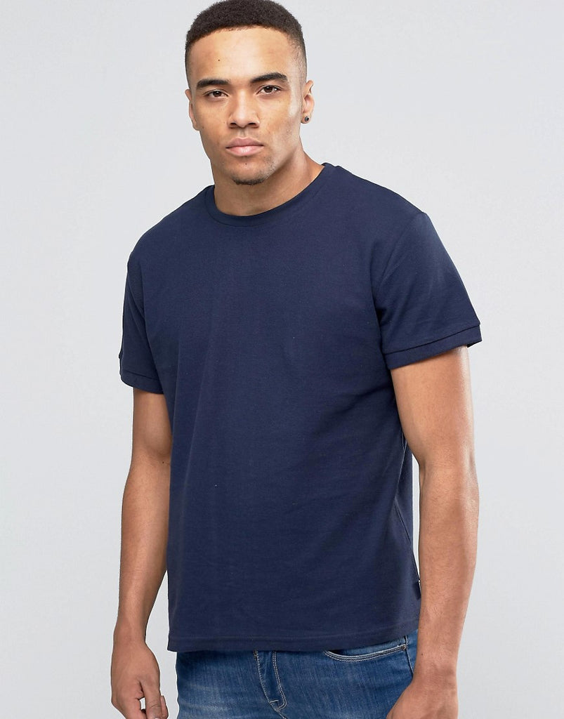 Bellfield Crew Neck Pique T-Shirt
