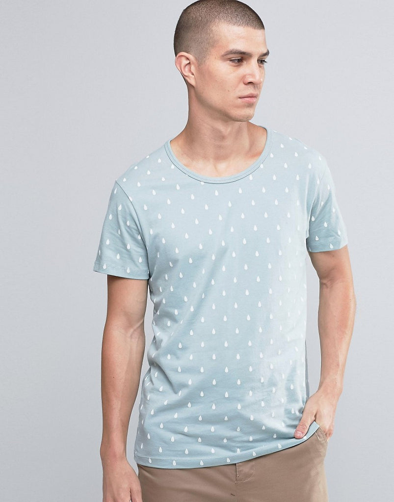 Selected Teardrop Print T-Shirt