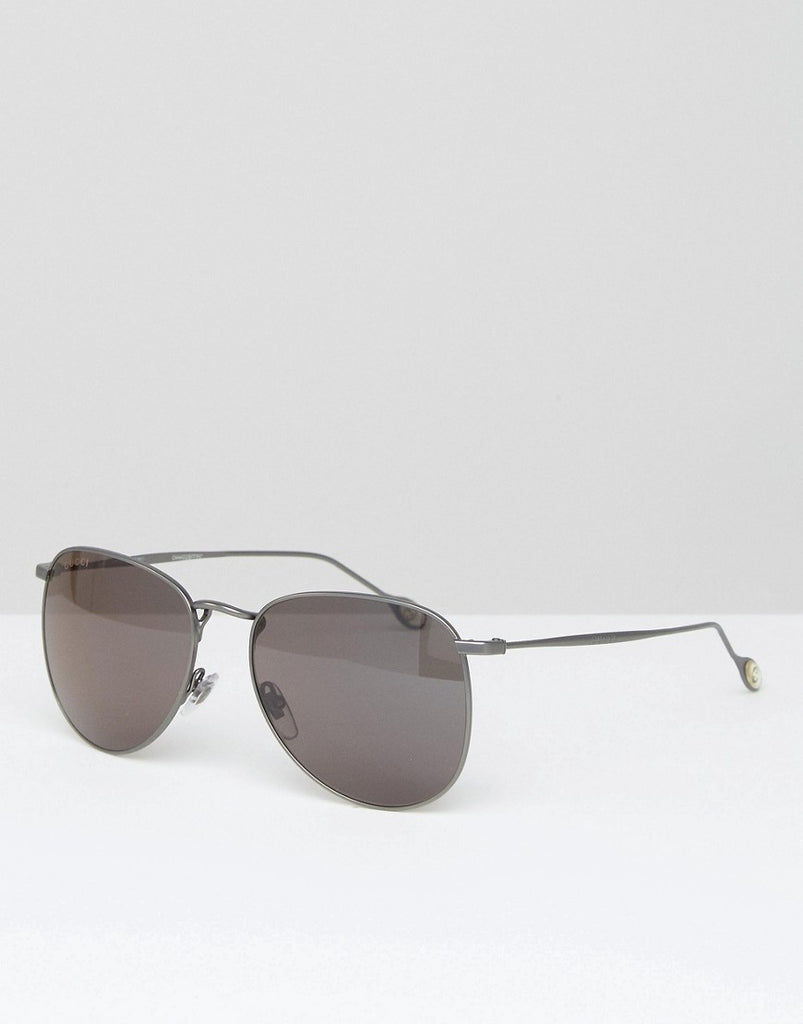 Gucci Aviator Sunglasses In Silver