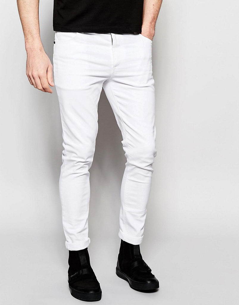 Dark Future Super Skinny Jeans In White