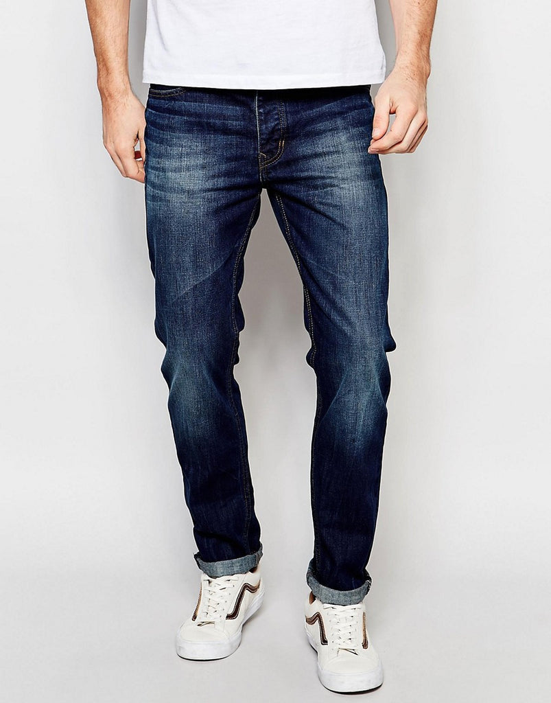 Threadbare Regular Fit Jeans in Mid Wash
