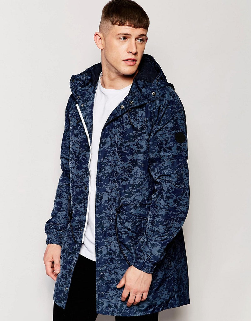 Native Youth Camo Print Parka