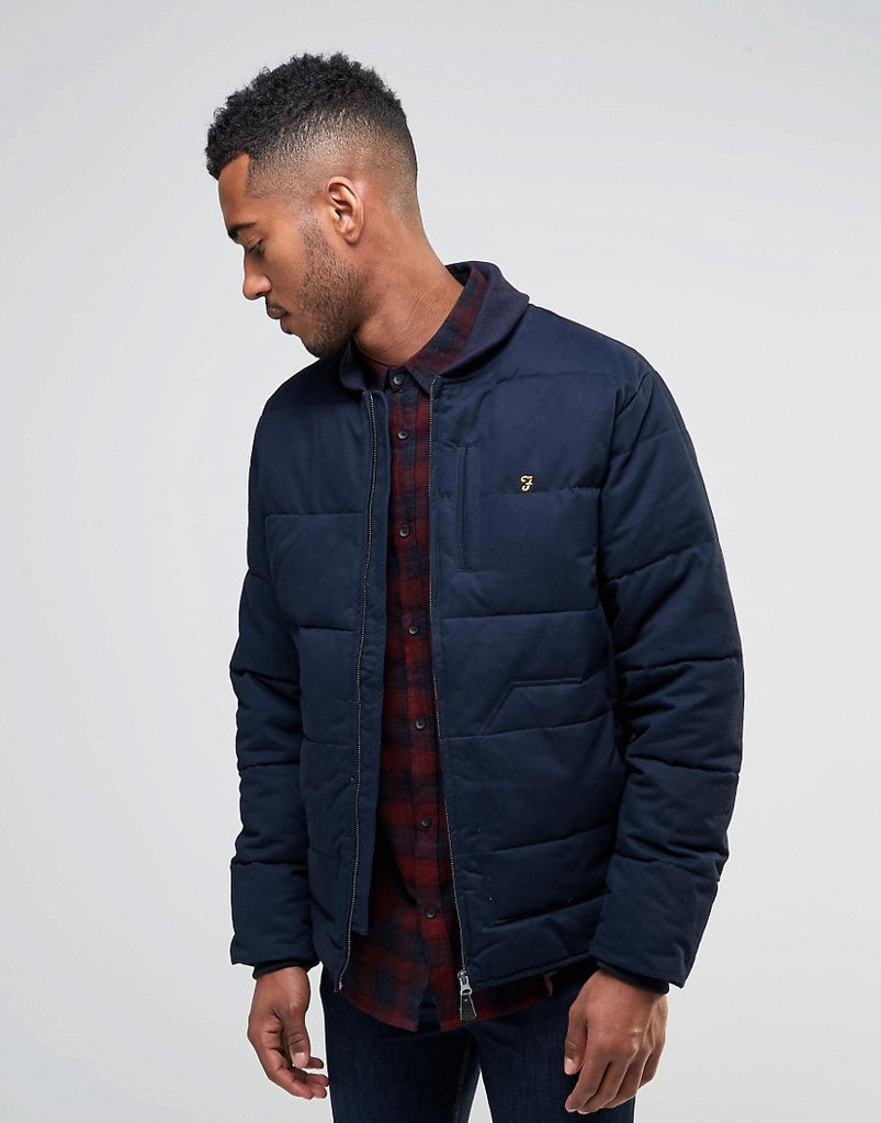 Farah Zip Thru Puffa Jacket