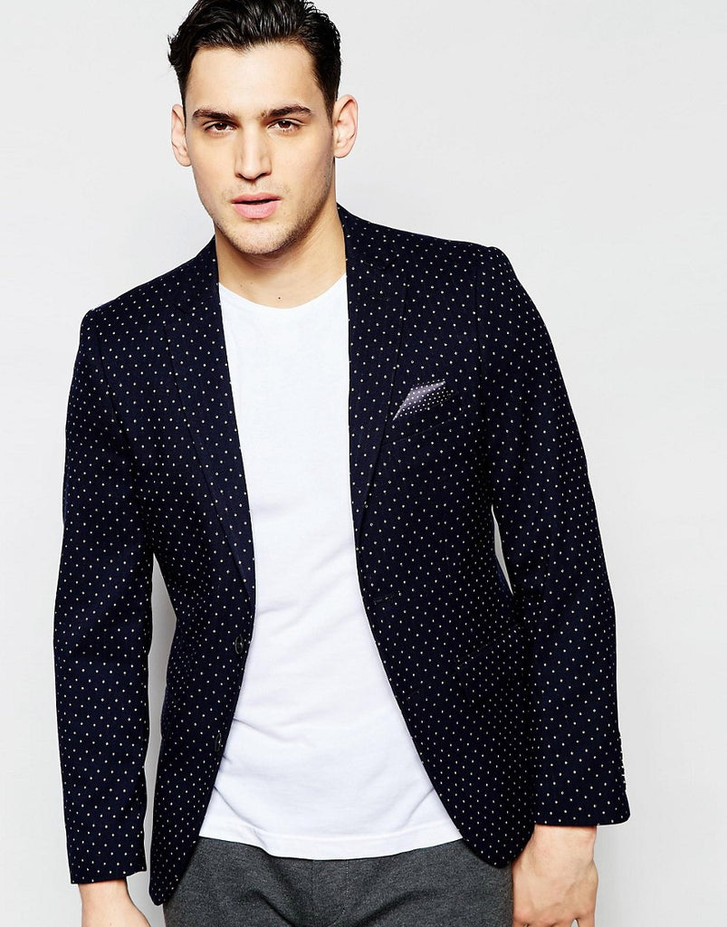 French Connection Diamond Shawl Collar Jacket