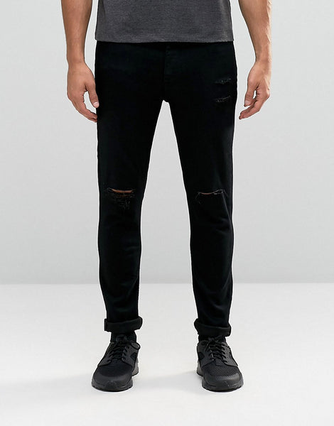 Antioch Skinny Jeans with Extreme Rips