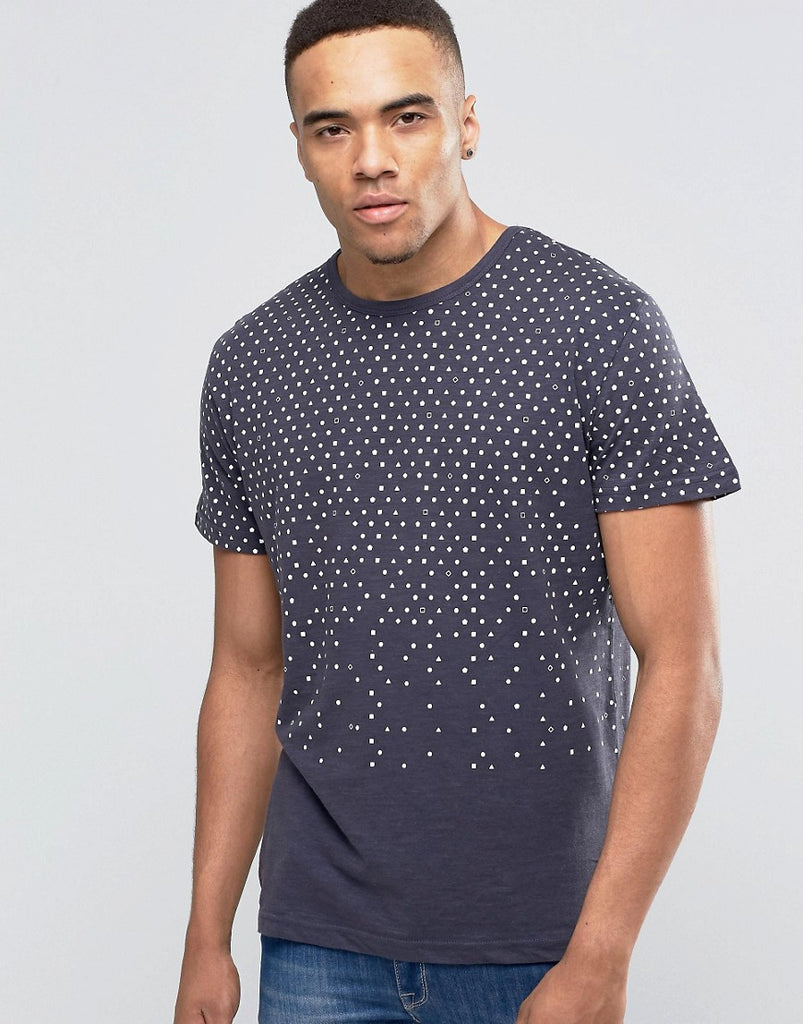 Bellfield T-Shirt with Geo Print