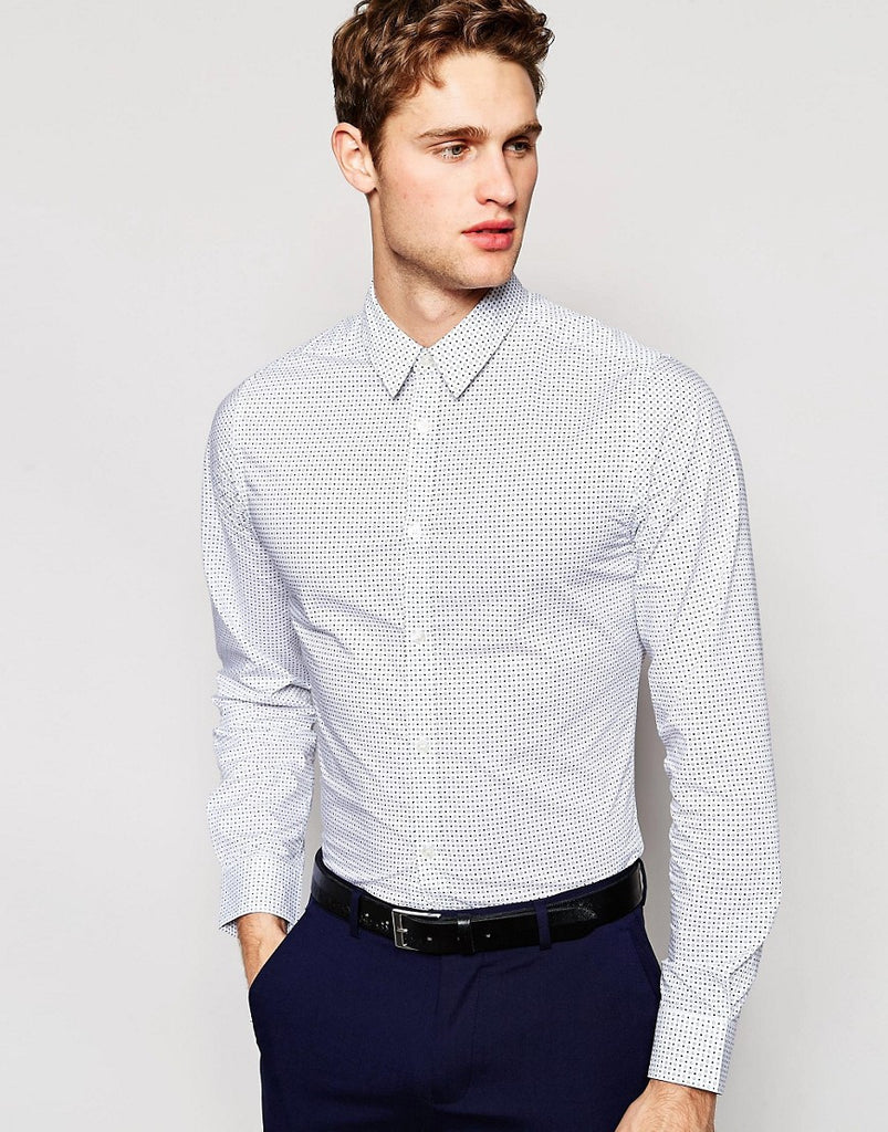 French Connection Small Spot Shirt