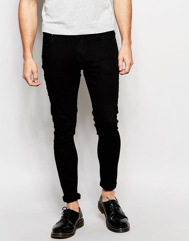 Hoxton Denim Black Spray On Jean