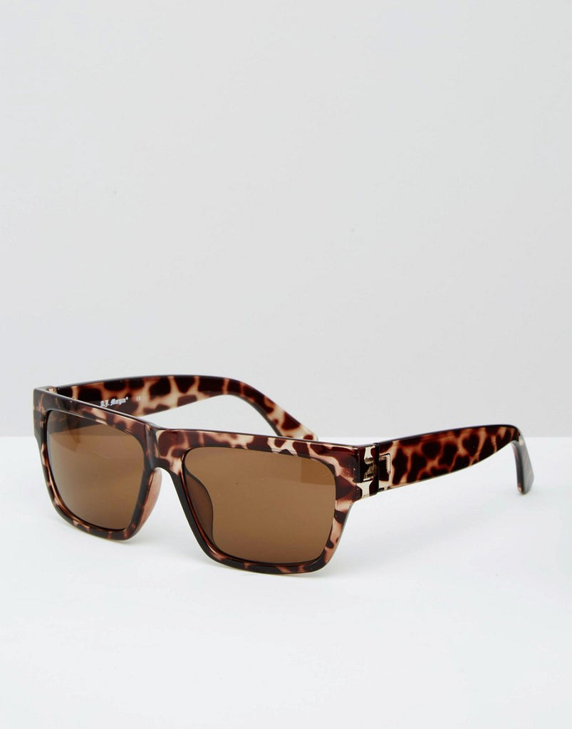 AJ Morgan Square Sunglasses in Brown Tort