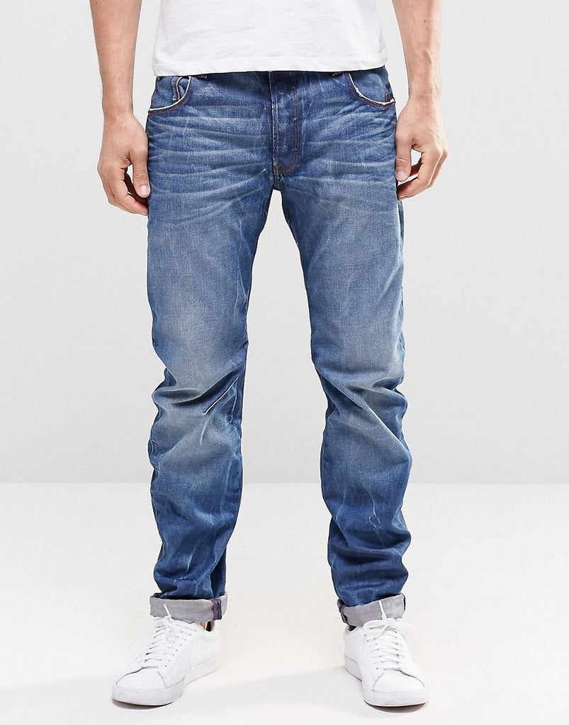 G Star Jeans Arc 3D Slim Medium Aged Denim