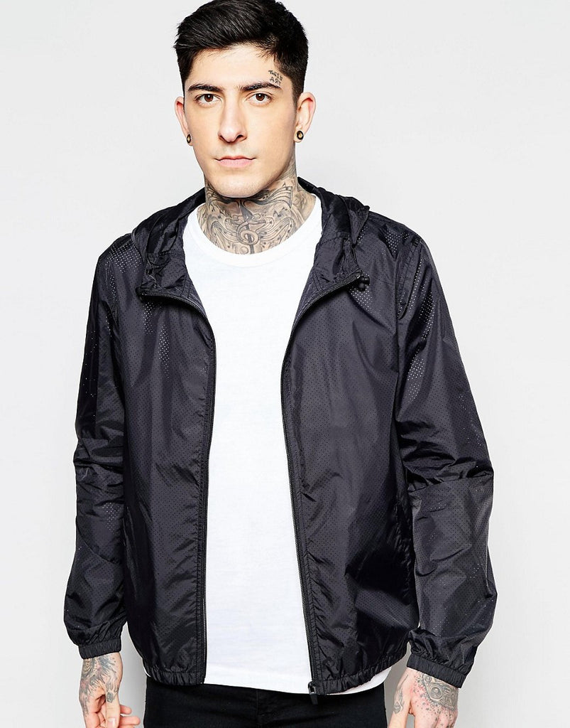 Brave Soul Lightweight Perforated Wind Cheater Jacket