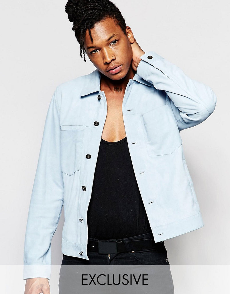 Black Dust Suede Lightweight Jacket