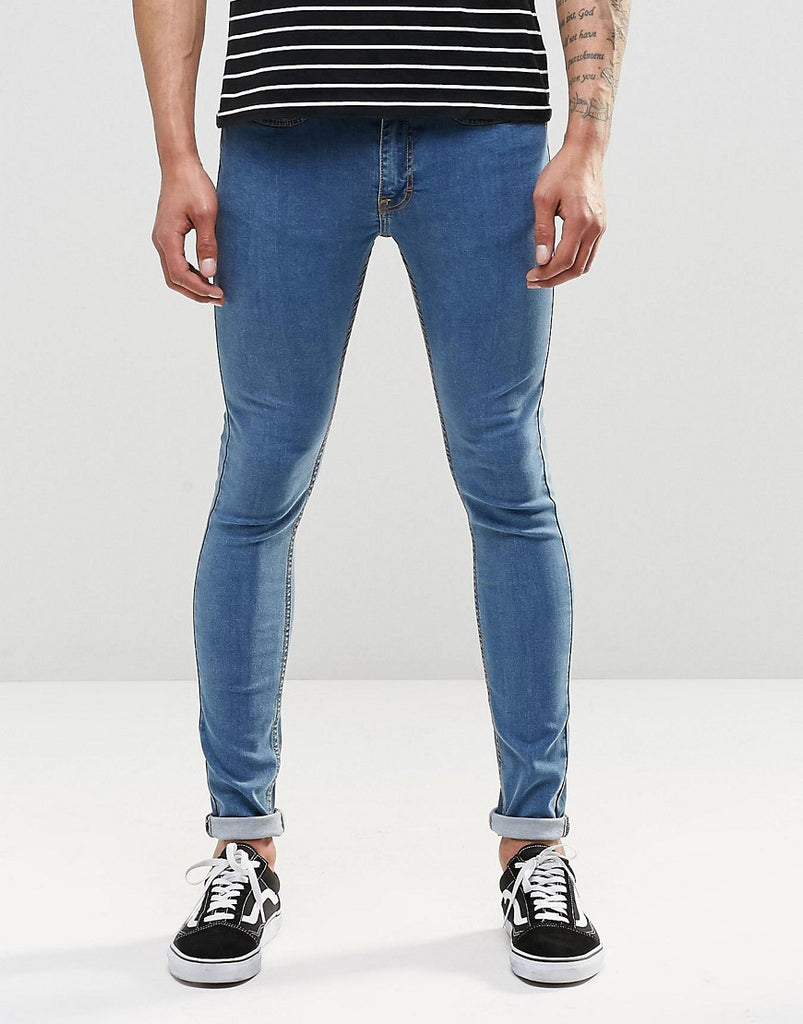 LDN DNM Spray On Jean Mid Wash