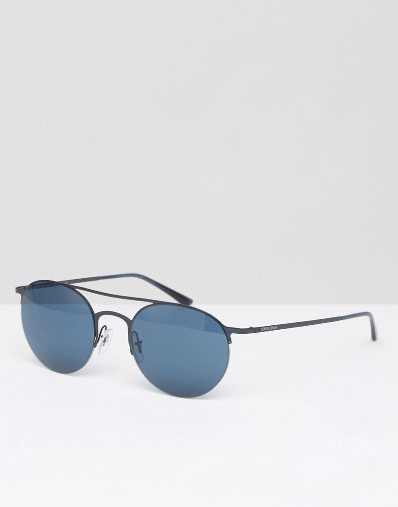 Giorgio Armarni Round Sunglasses Black
