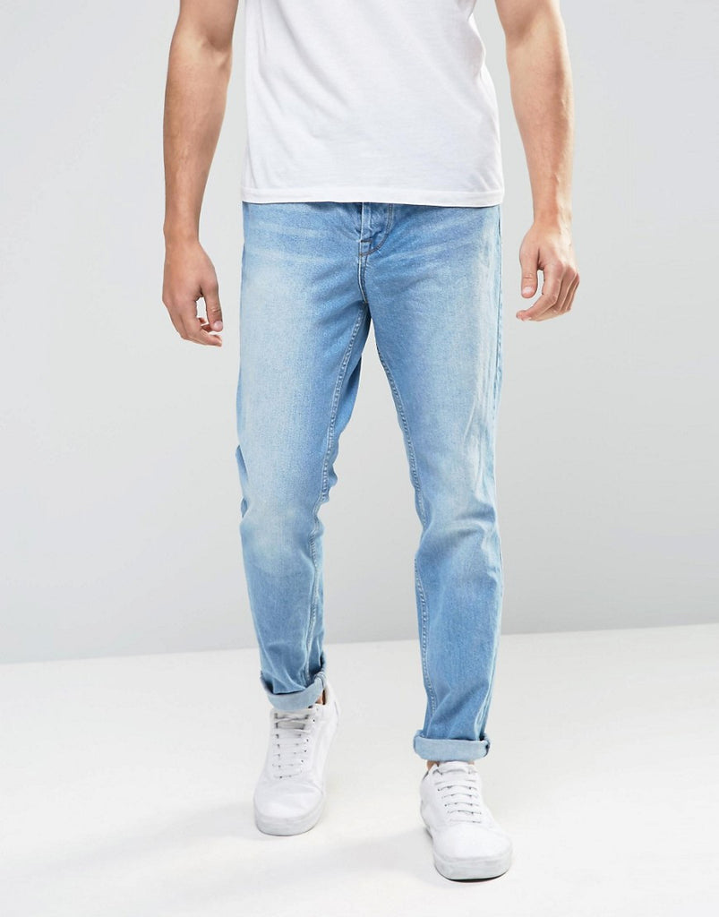 Kubban 90'sTapered Fit Bleach Jean