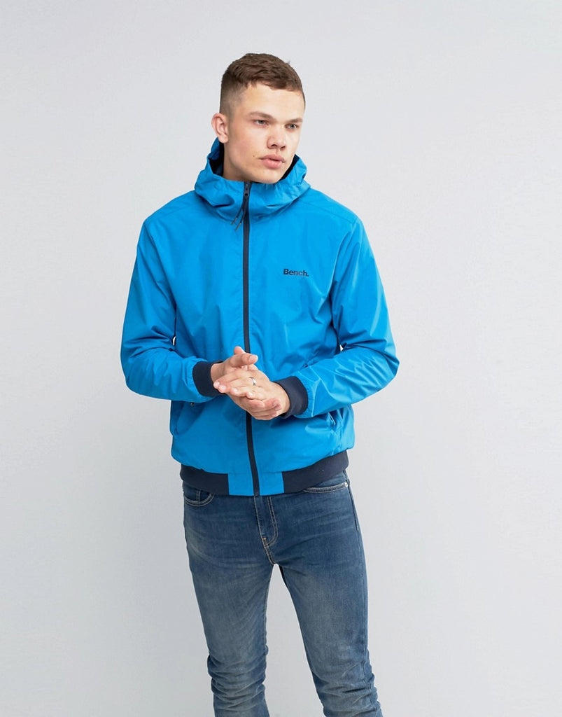 Bench Zip Through Lightweight Jacket in Blue