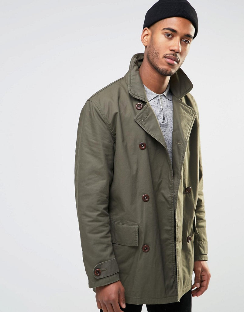 Farah Double Breasted Coat