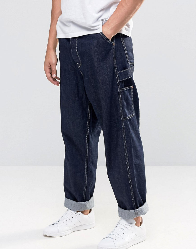 ASOS Oversized Jeans In Indigo