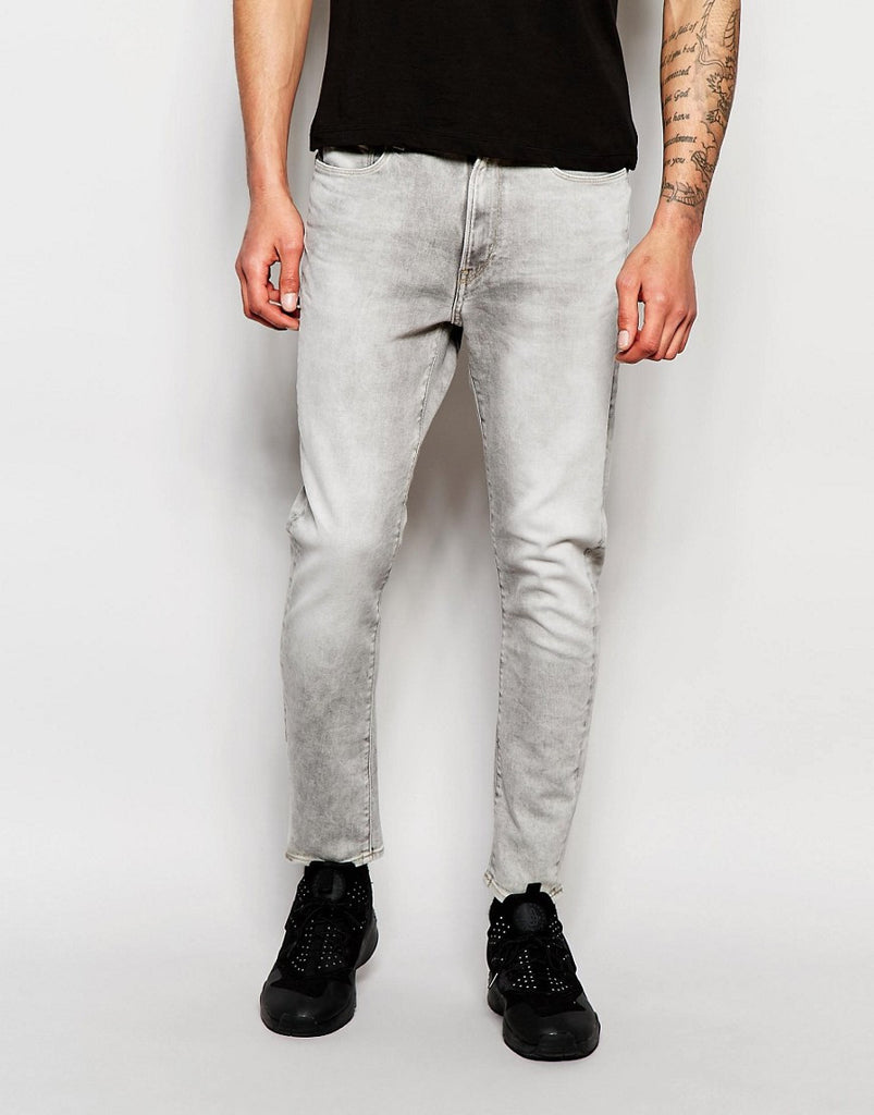 G-Star Jeans Type C 3D Super Slim Stretch Gray Light Aged