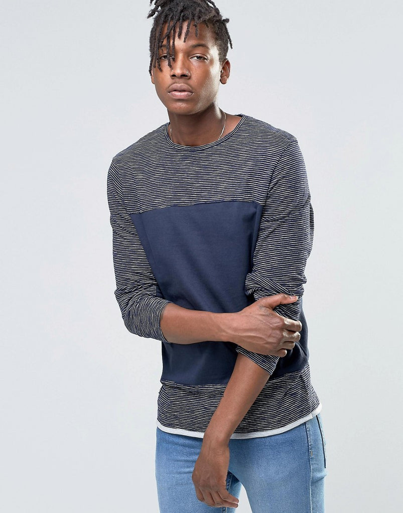 Native Youth Stripe Long Sleeve Top