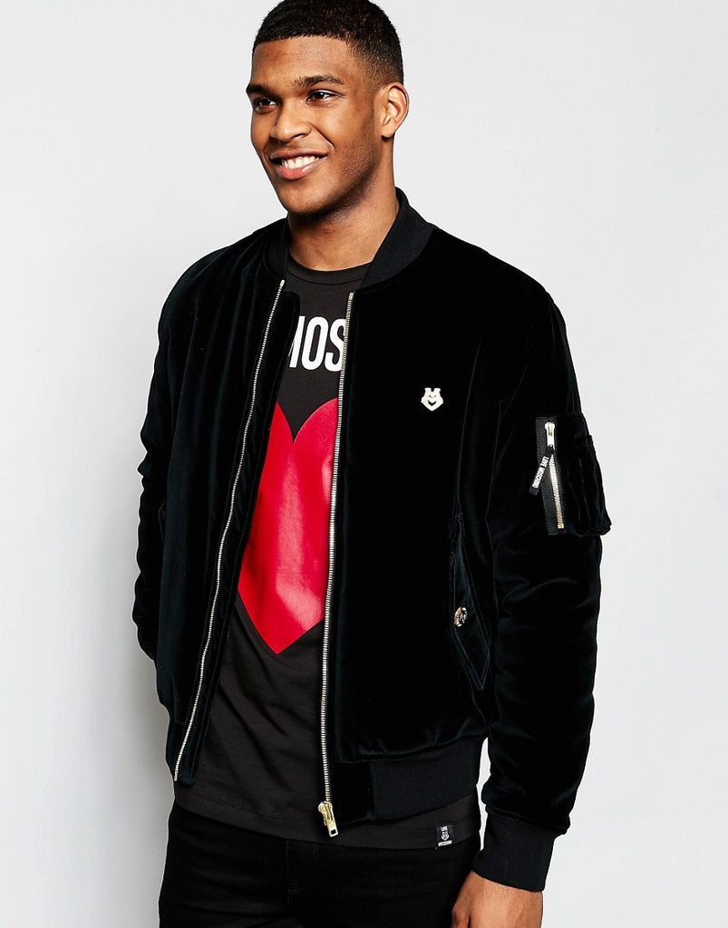 Love Moschino Velvet Bomber