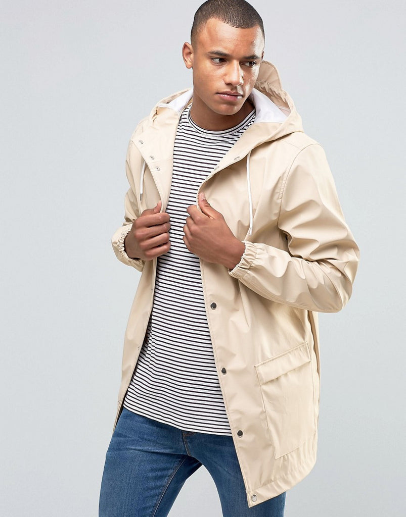 D-Struct Mid Length Waterproof Jacket with Hood