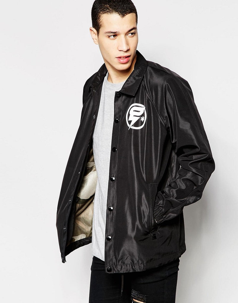 G-Star Jacket Hedrove Coach Back Logo in Black