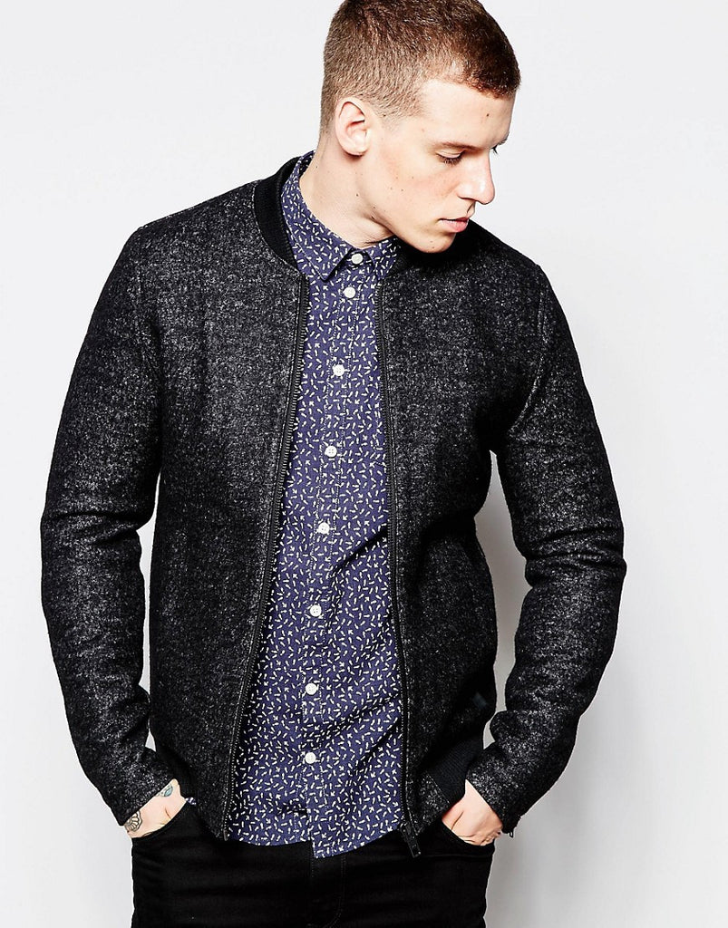 Minimum Wool Blend Bomber