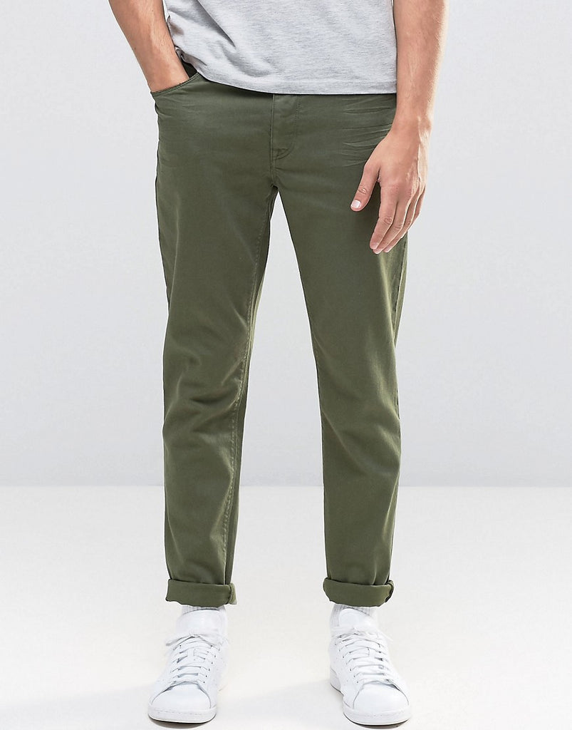 ASOS Skinny Jeans In Green