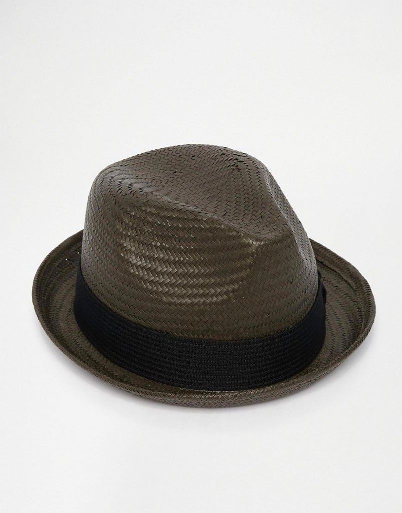 Brixton Castor Fedora Straw Hat