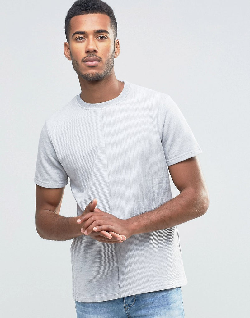 Another Influence Stripe Panel T-Shirt