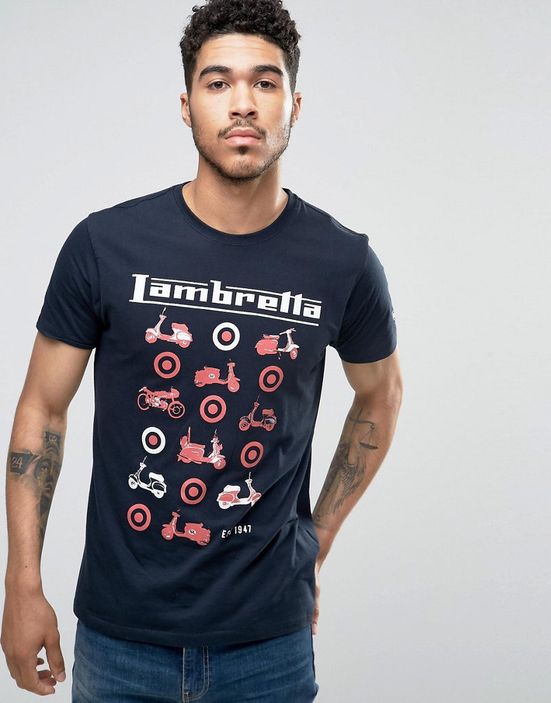 Lambretta Multi Scooter T-Shirt