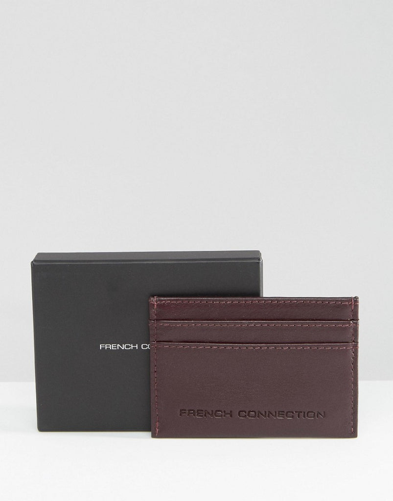 French Connection Leather Card Holder