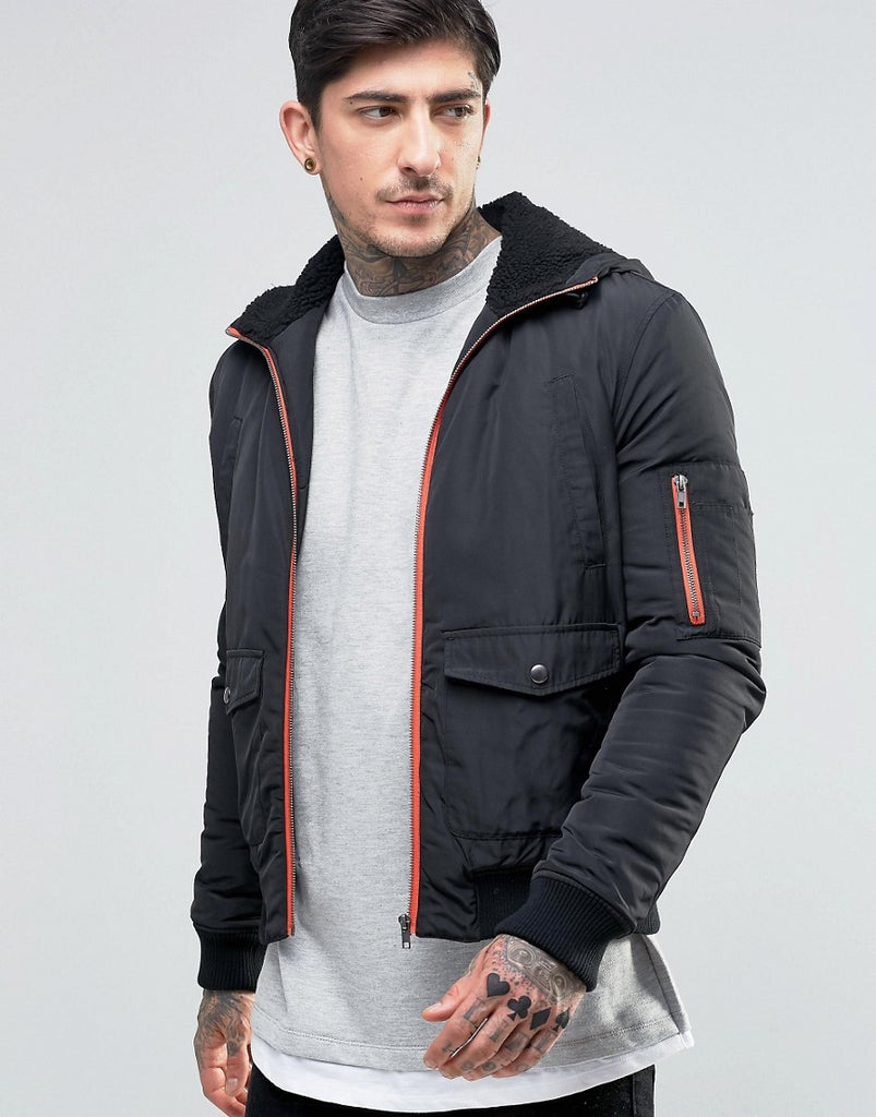Another Influence Hooded Zip Thru Jacket