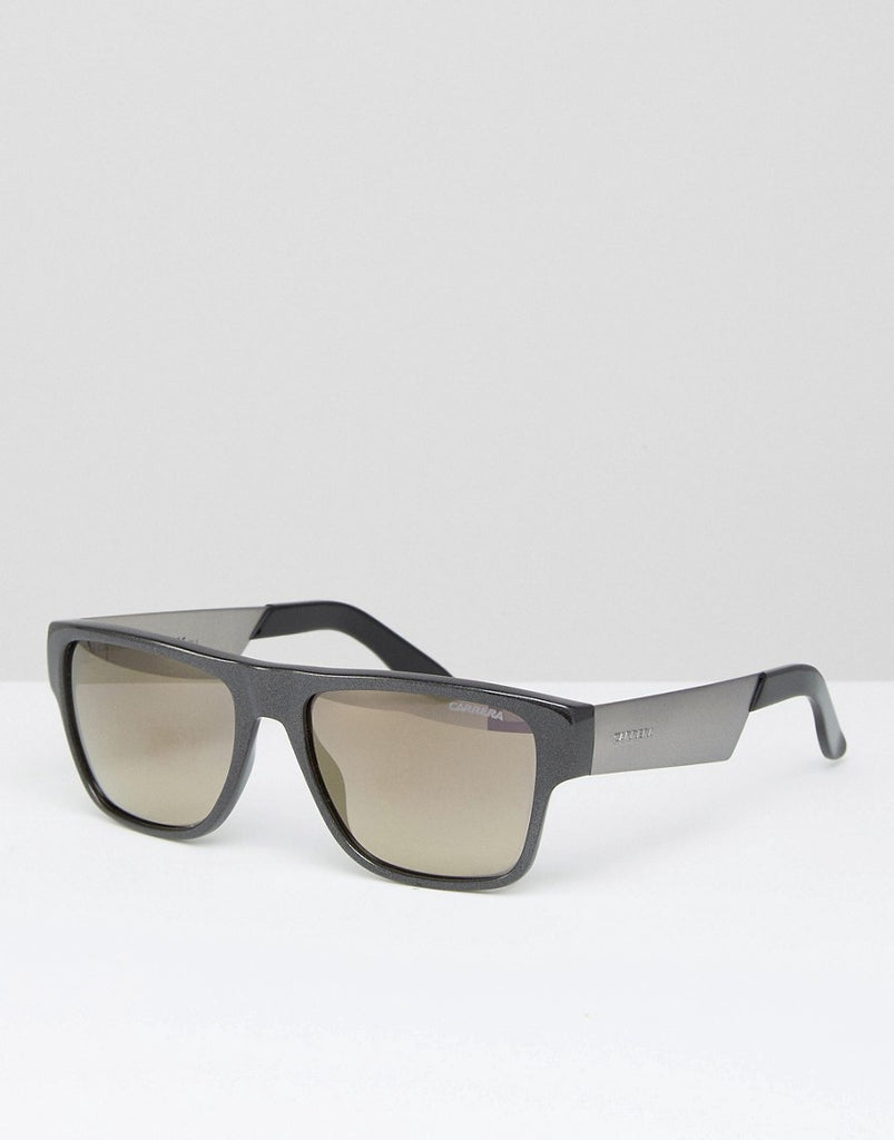 Carrera Flat Brow Sunglasses In Black