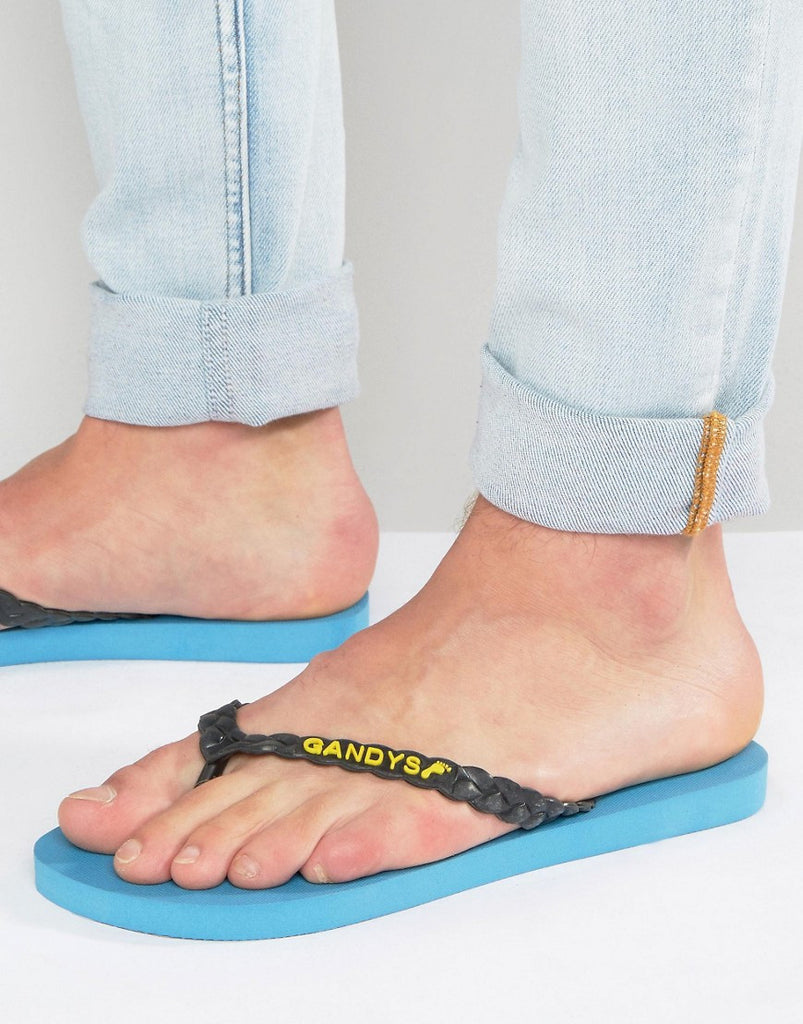 Gandys Flip Flops In Deep Sea Blue
