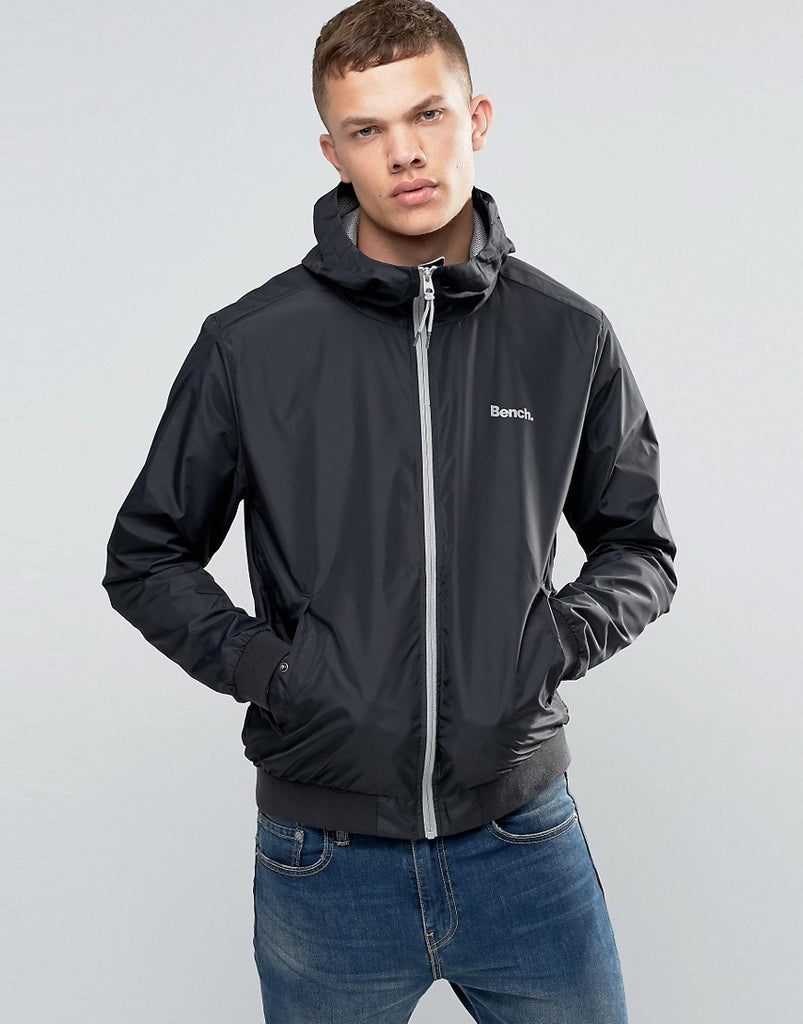 Bench Zip Through Lightweight Jacket in Black