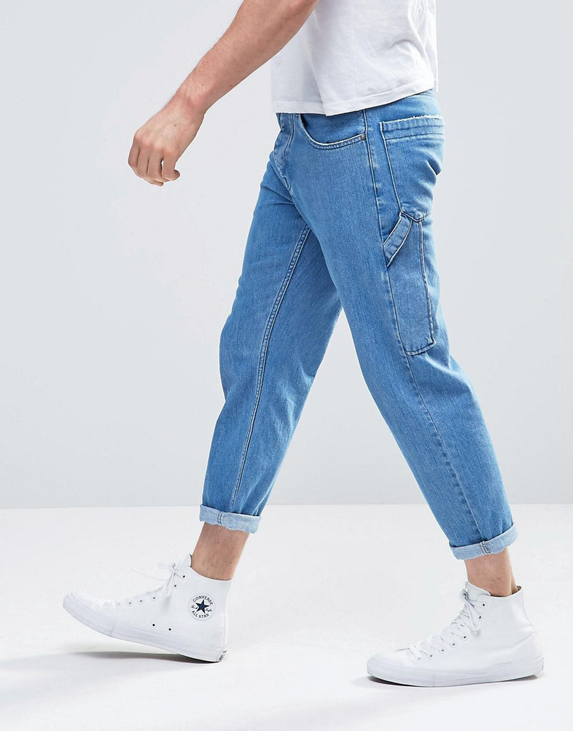 ASOS Straight Cropped Workman Jeans