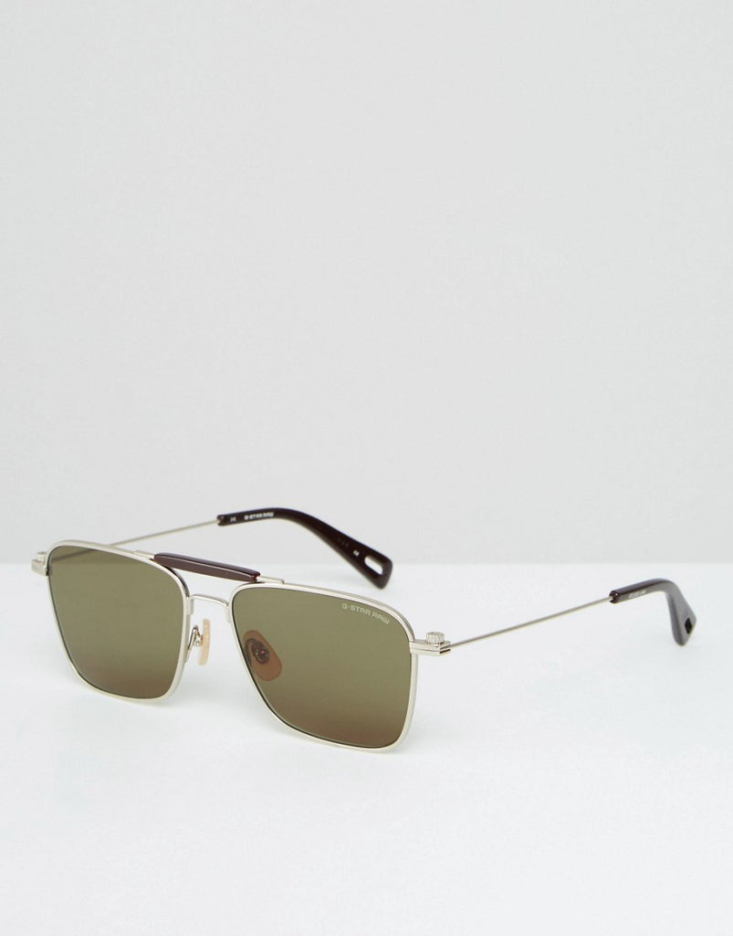 G-Star Faeroes Aviator Sunglasses In Silver